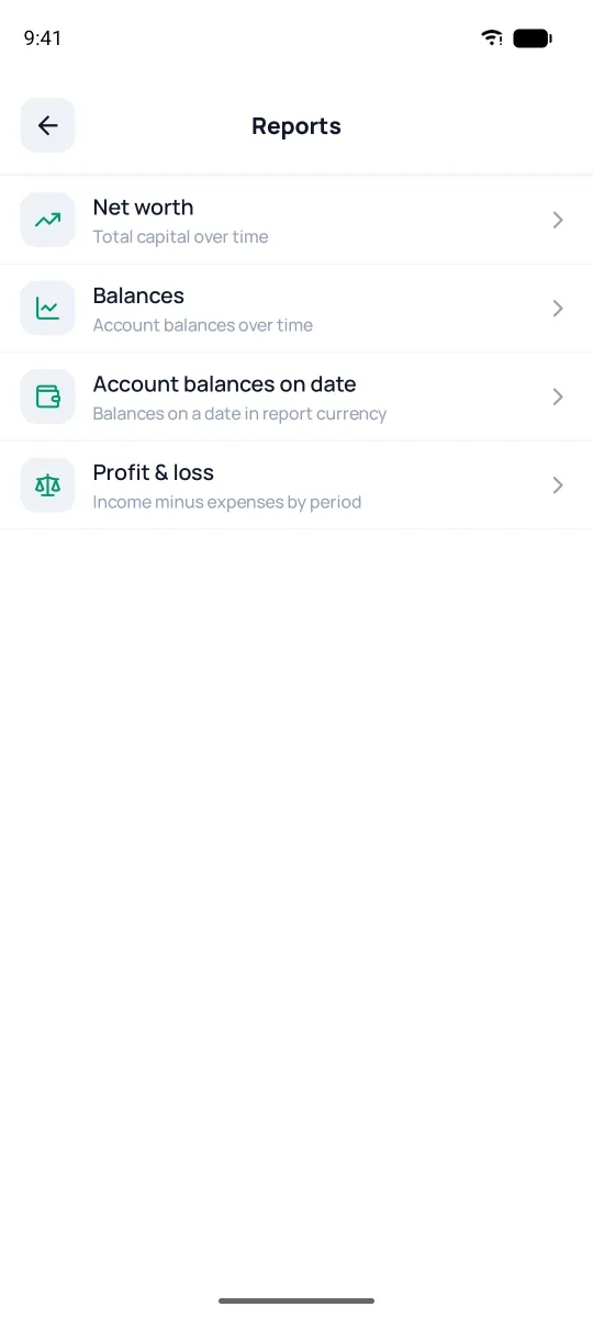 List of reports