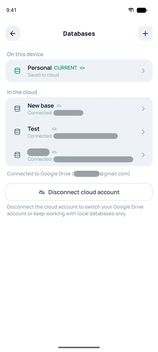 Cloud connected