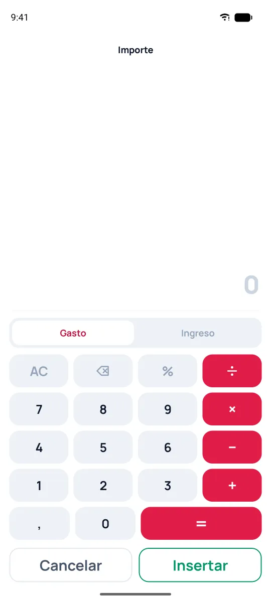 Calculadora de importe